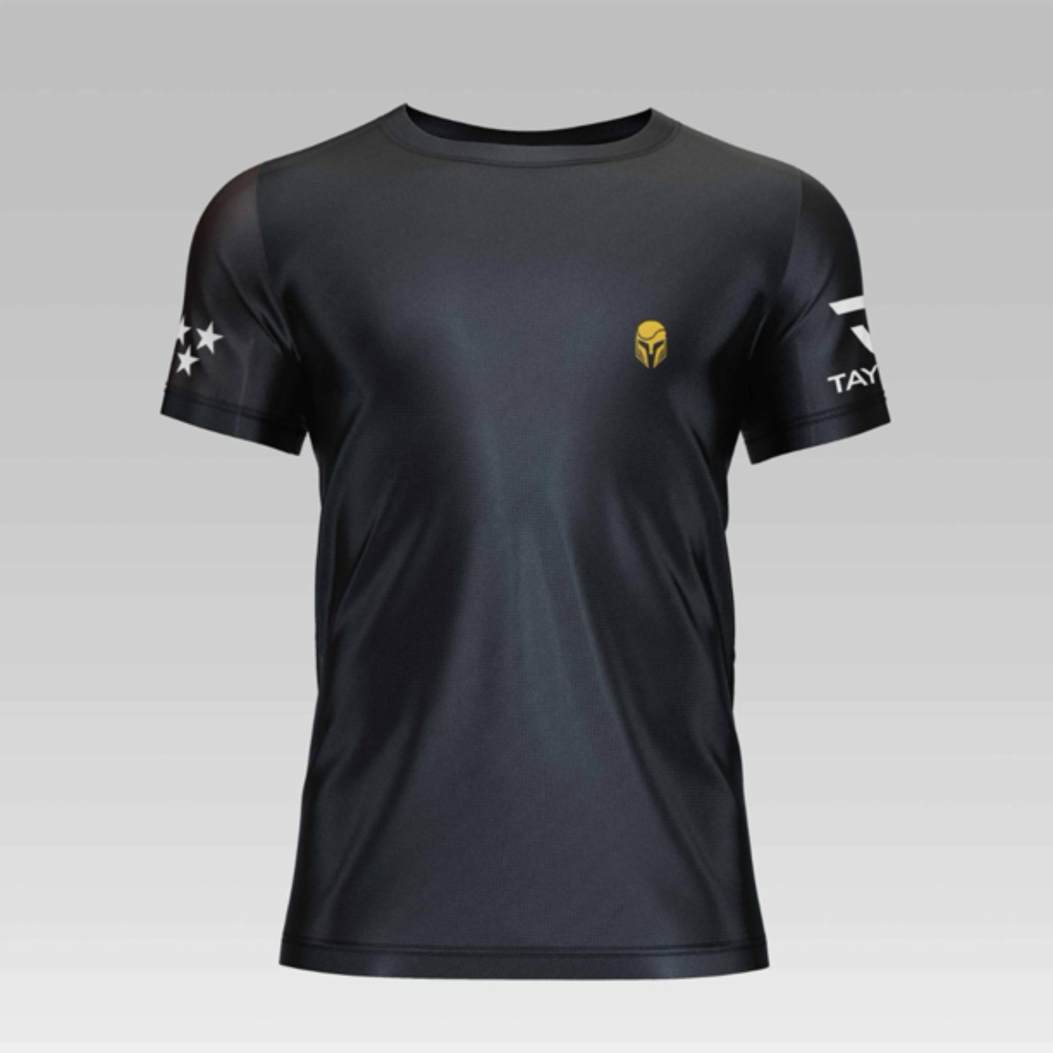 Black Spartan Premium Dry Fit Tee